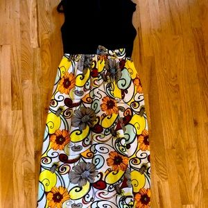 Floral 60s maxi